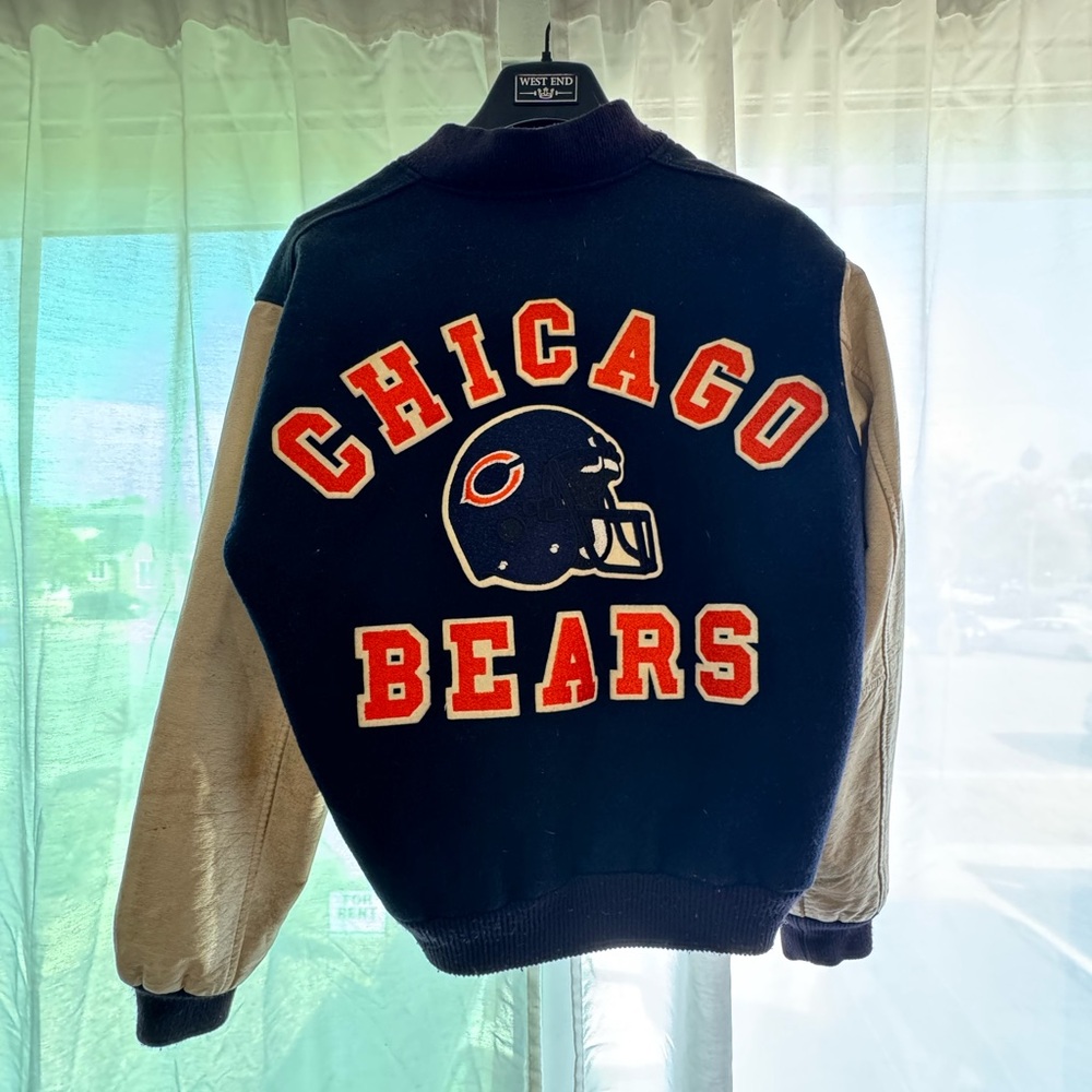 Vintage Wool Chicago Bears Varsity Jacket